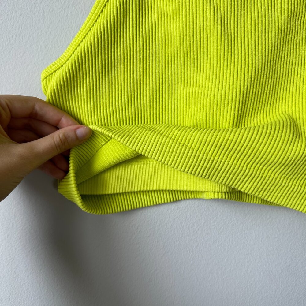 JoyLab High-Neck Cropped Ribbed Support Top | Small - Picture 3 of 3